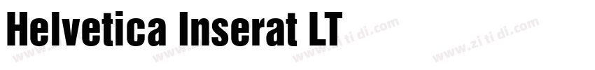 Helvetica Inserat LT字体转换